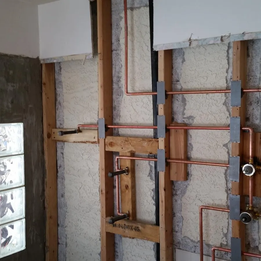 Copper pipe installation for Burst Pipe Repair in Lander